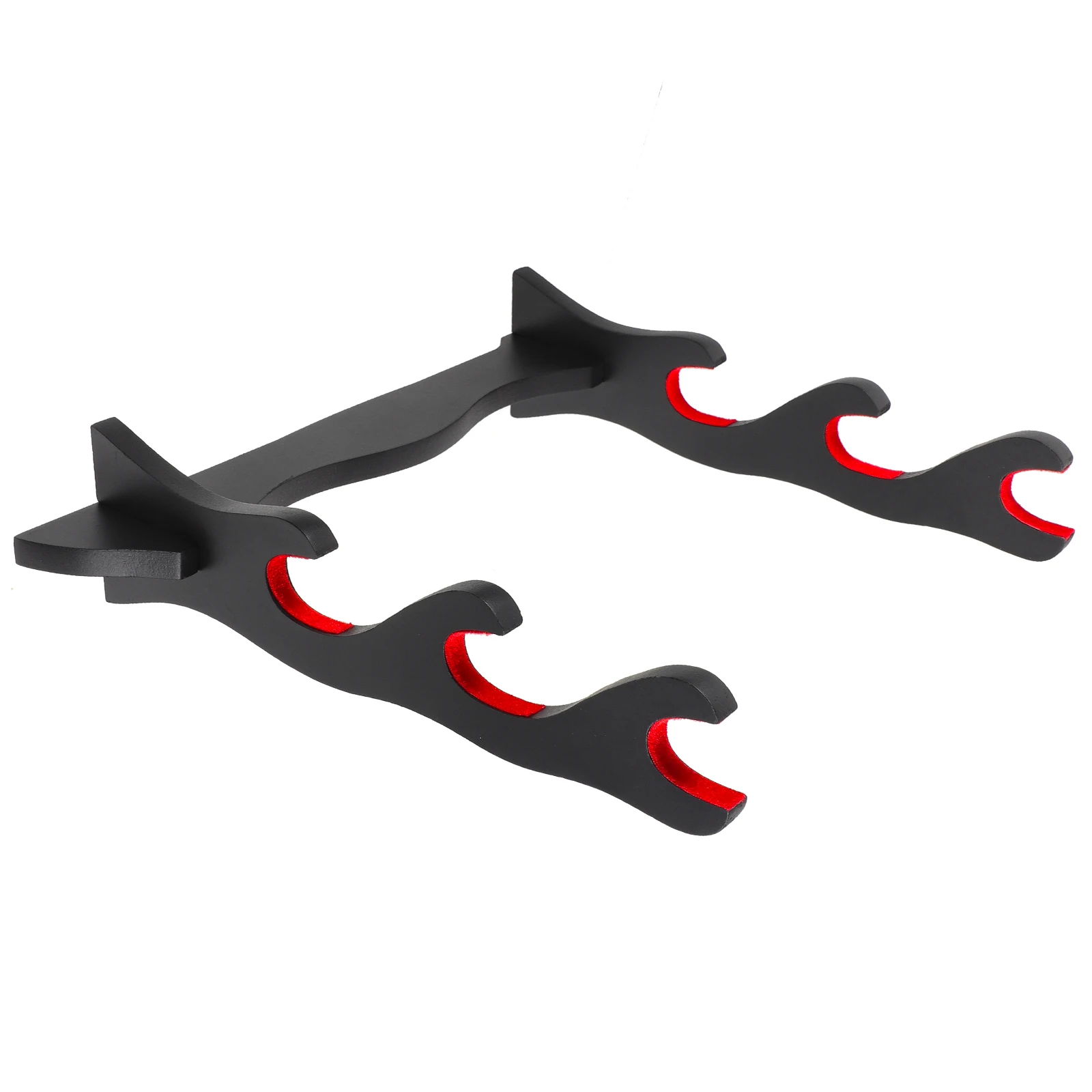

s Stand Display Rack Shelf Wooden Bracket 3 Layer Household Holder Decorative Stand for Bedroom Living Room Game Room