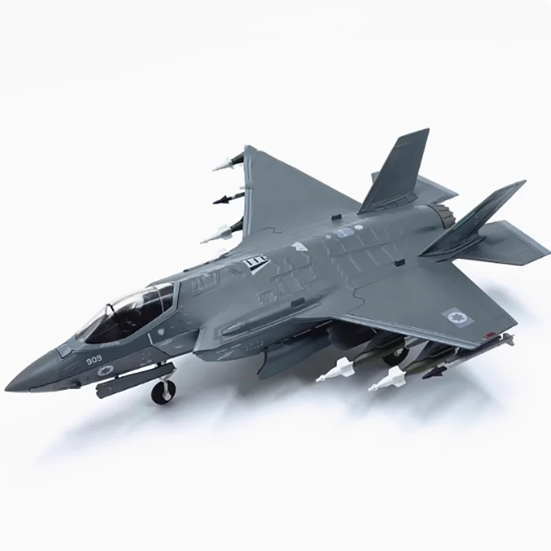 WLTK 1:72 Scale Israel F-35I Stealth Fifth Generation Aircraft Alloy F35 Fighter Model Collection Display Boutique Decoration