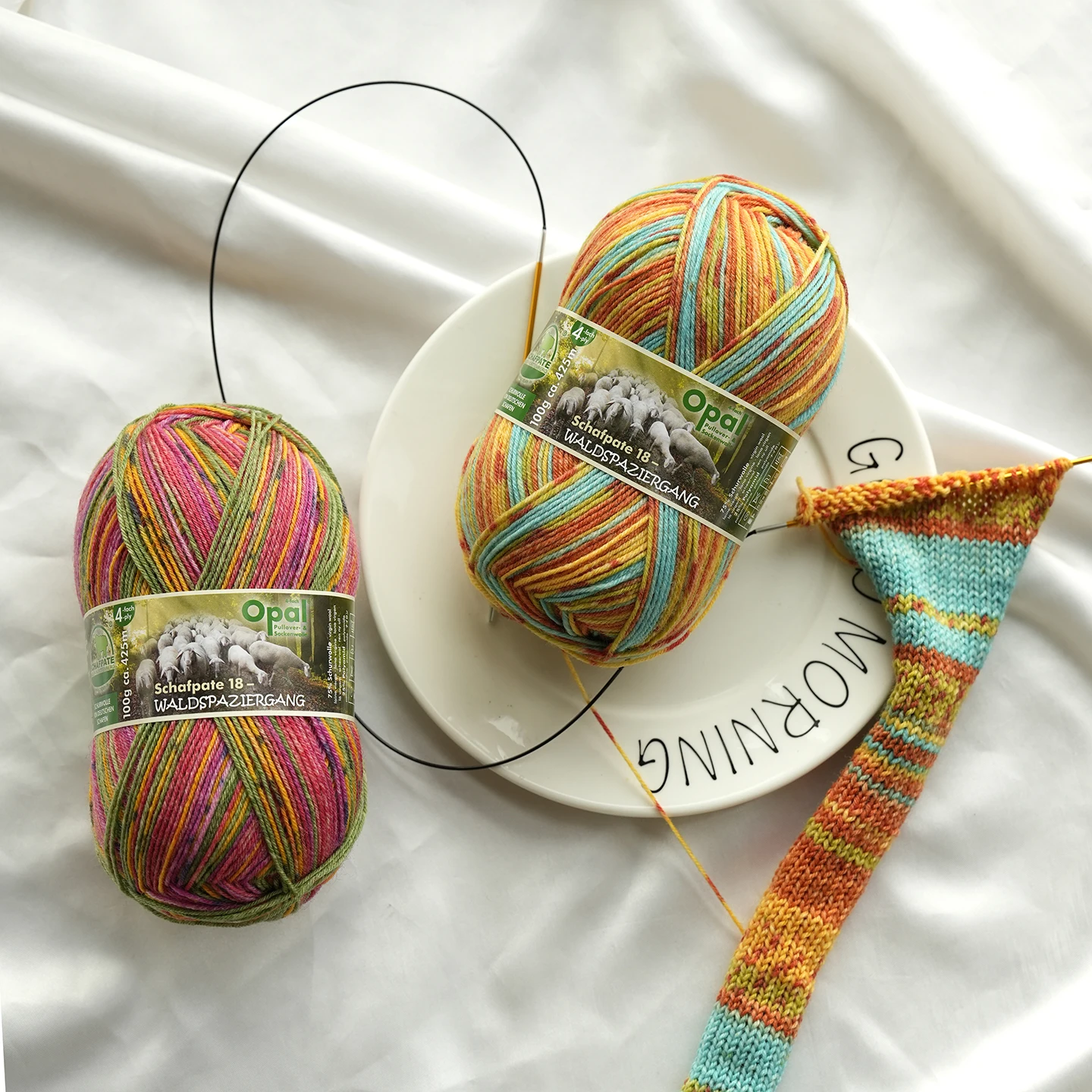 1*100g ball Opal  75% wool, 25% polyamide/ Nylon  socks knitting yarn