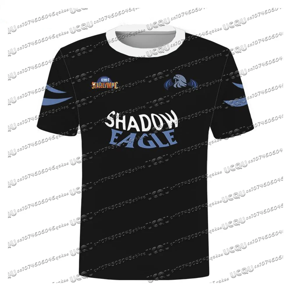 Thai Gmmtv Starlympic Futsal Shadow Eagle Sports jersey T-shirt Fashion Loose Street Wear Summer Women's Casual Sports Top