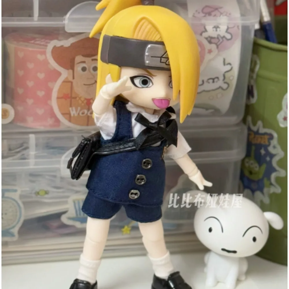 デイダラ Deidara Cosplay Doll 1/12 Bjd Handmade Clothes Water Sticker Faceplates Anime Game Cosplay Toy