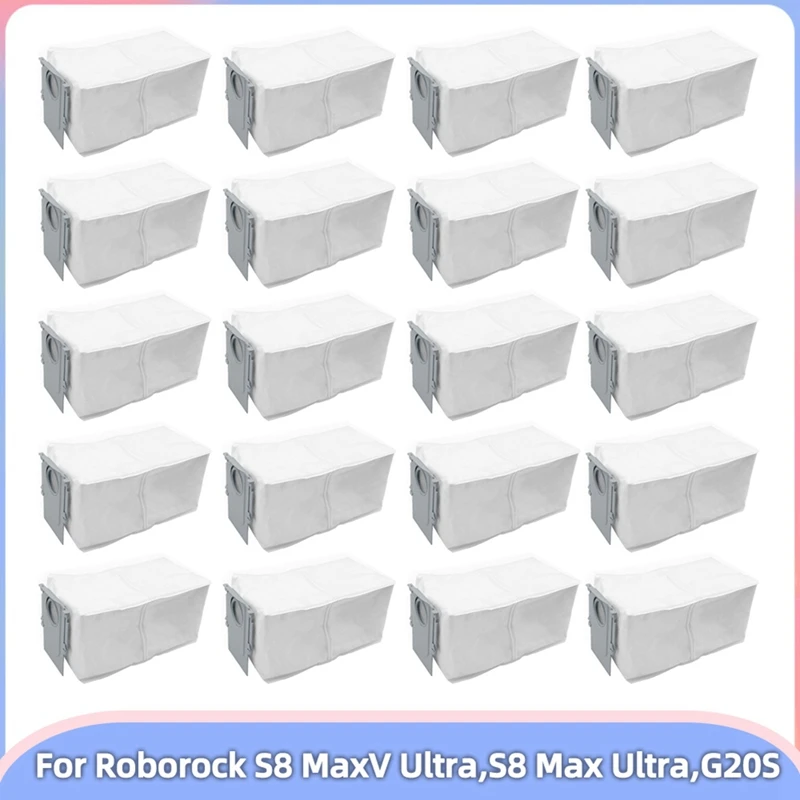 

Dust Bag For Roborock S8 Maxv Ultra G20s Robot Vacuum Cleaner Replace Parts Dust Garbage Bag Household Cleaning