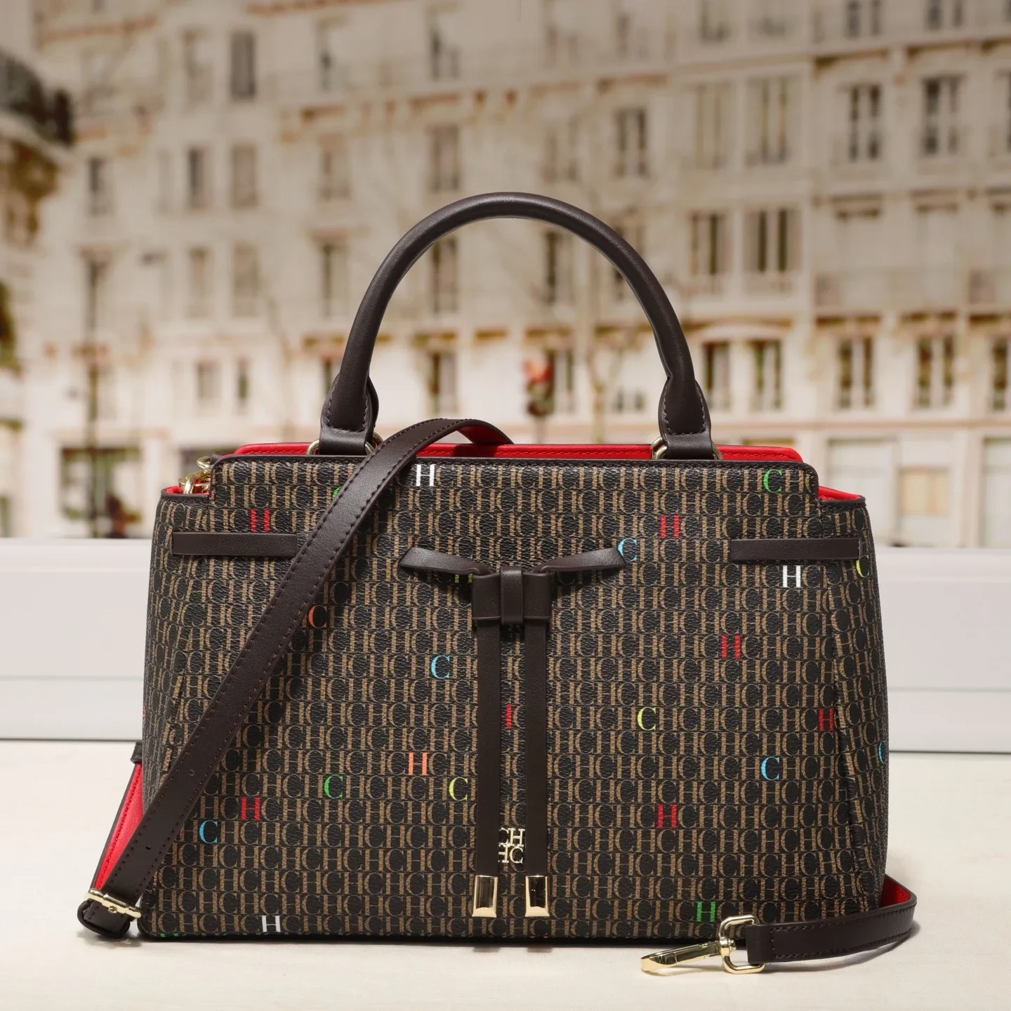 

Stylish Simple Commuter Bag For Women With Solid Color Trendy Design Elegant Leather And Paris Fashion Flair