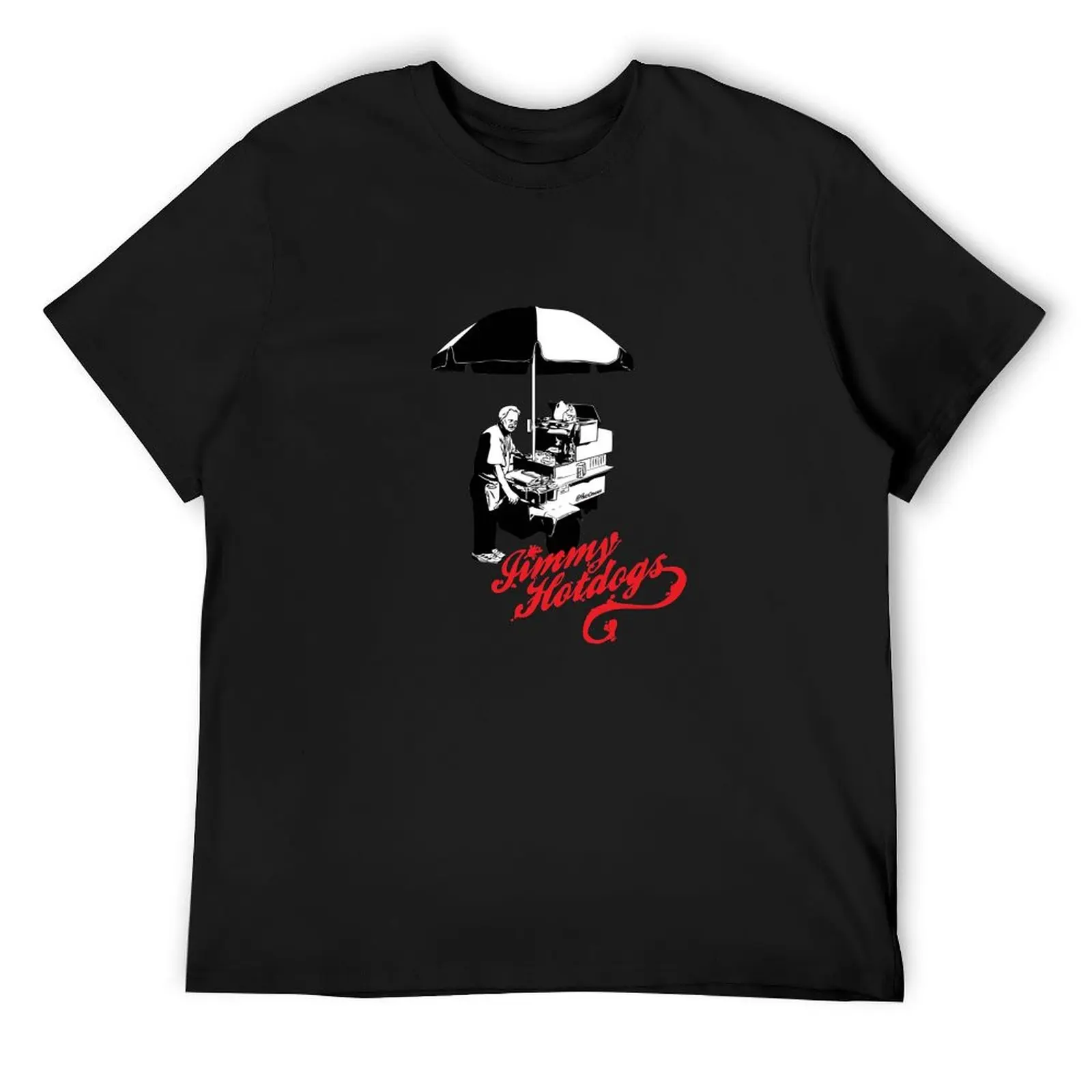 

Jimmy Hotdogs T-Shirt tees shirts graphic tee oversized t shirt football t shirt Men's cotton t-shirt