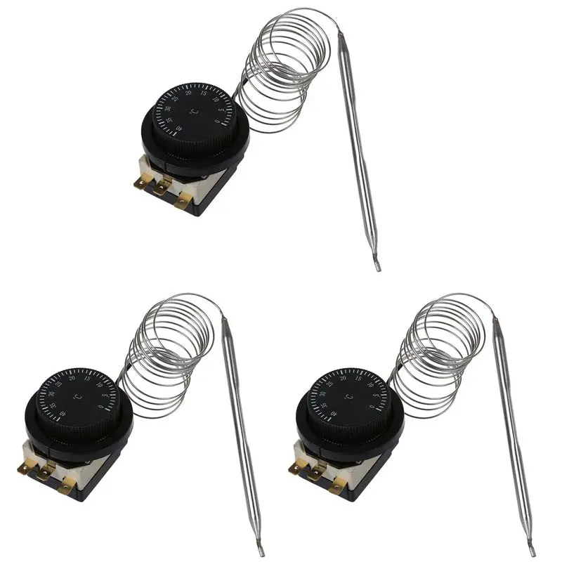 ABKJ-3X 1NC 1NO AC 250V/380V 16A 0-40C Temperature Control Switch Capillary Thermostat