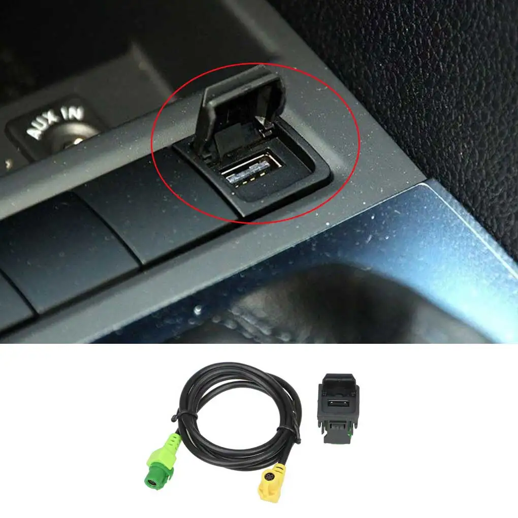 USB Cable Switch Base Cable Adapter Connector Adapters Replacement For Cars