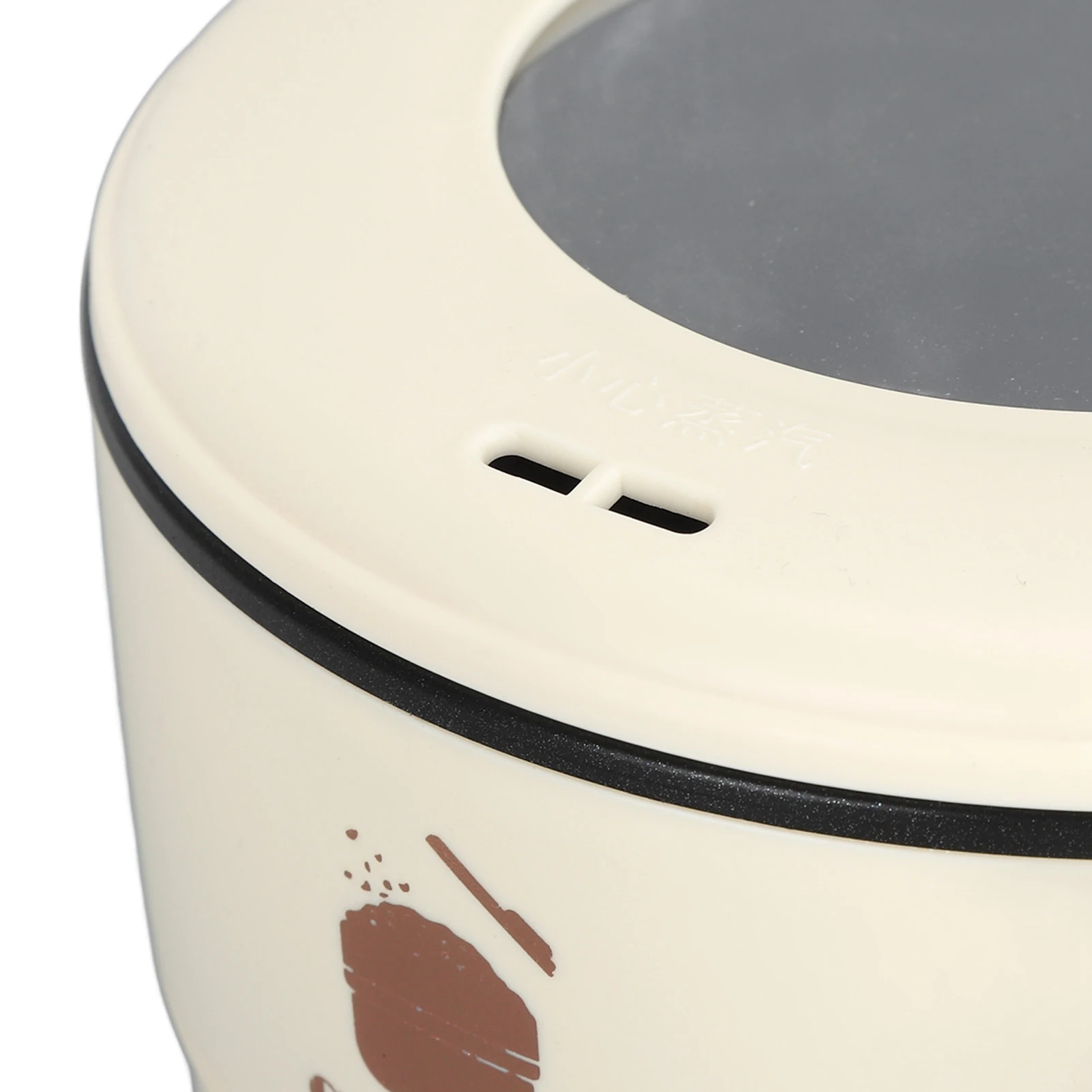 Electric Cooking Pot 1.8L Anti Scald  Multifunctional 300W Double Layers Electric Rice Cooker for Steaming
