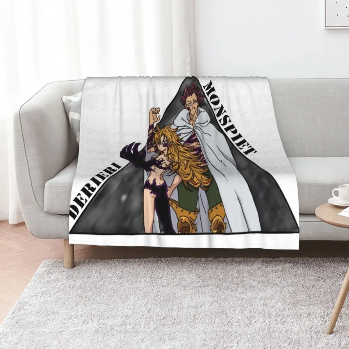 Derieri and Monspiet - Nanatsu No Taizai Throw Blanket Sofa Luxury Luxury St Luxury Brand Bed Fashionable halloween Blankets