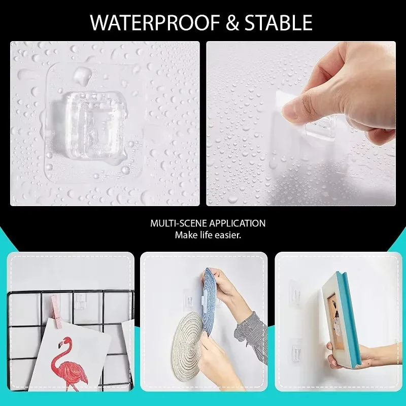 Fashionable plastic wall bracket, suitable for routers, sockets, photo frames, remote controls - waterproof multifunctional hook