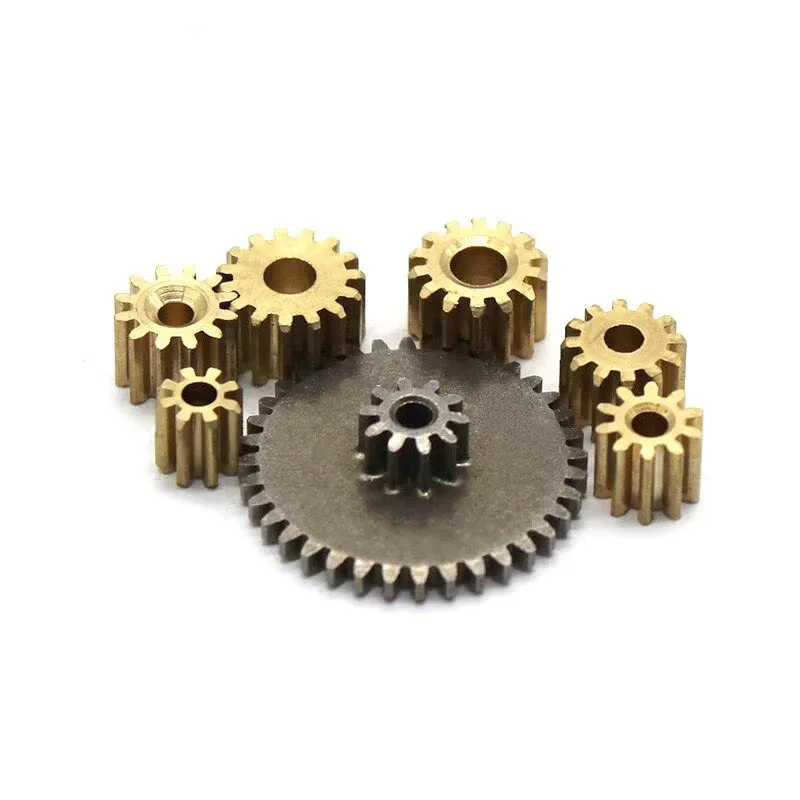 metal gears 0.5 modulus brass reduction gears