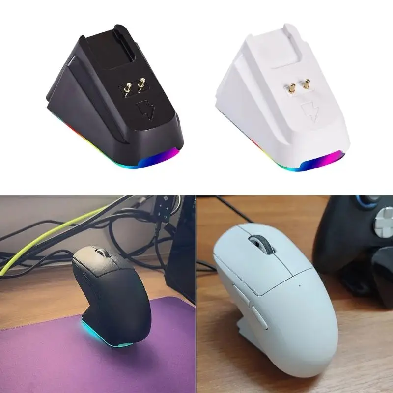

Wireless Charging Dock For G502X And GPW2 Mouse With Module Design And Intelligent Temperature Control F19E