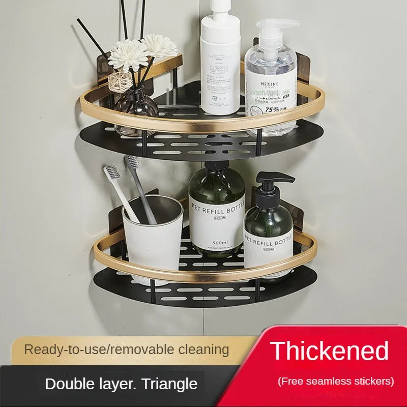 

Maximize Your Bathroom Space With This Wall Mounted Storage No Trace Rack For Toiletries The Ultimate Bathroom Shelf Solution