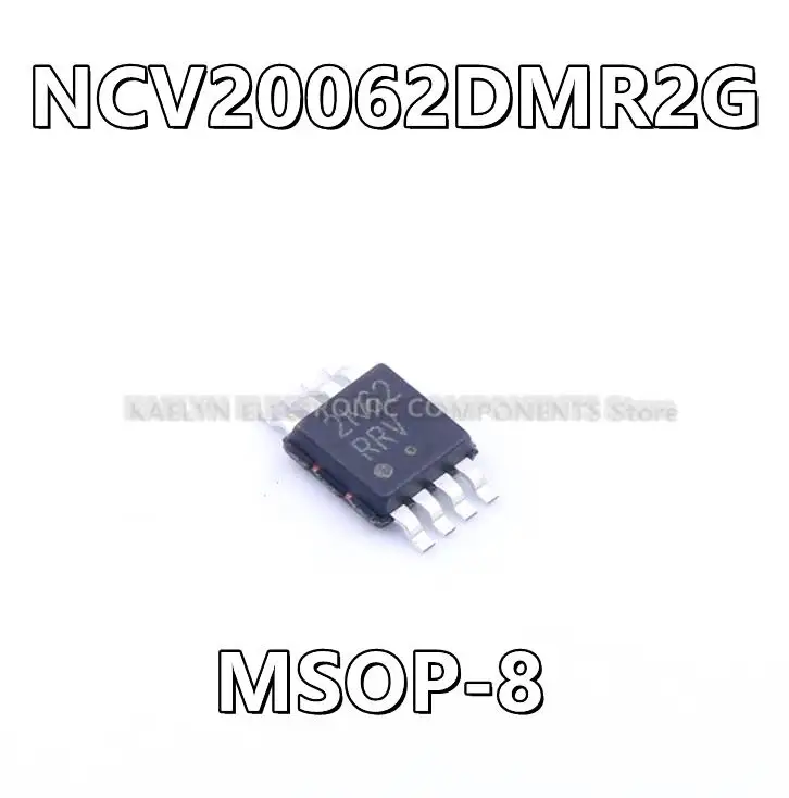 10 قطعة/الوحدة NCV20062DMR2G NCV20062 2K62 للأغراض العامة مكبر للصوت 2 دائرة السكك الحديدية إلى السكك الحديدية 8-MSOP