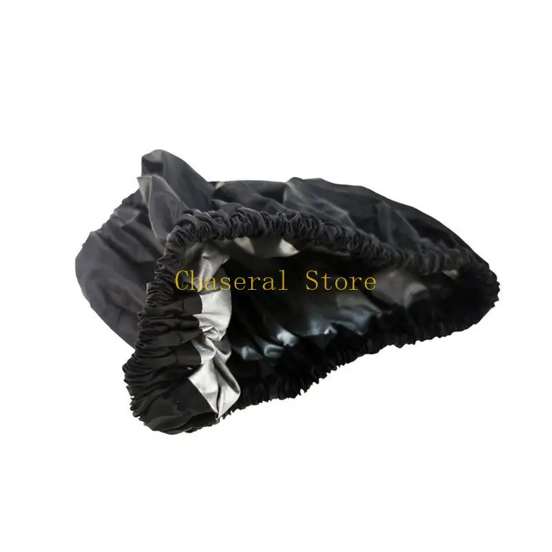 E7CE 2Pcs/pack Pushchair Wheel Guard Case Indoor and Outdoor Strollers Wheel Protective Sleeve Cover Wear Resistant Black