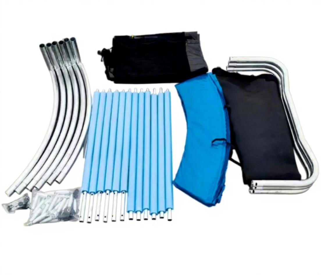 트램펄린 안전망, 내구성이 뛰어난 고강도 공원 야외 트램펄린, 안전한 가족 레크리에이션 및 피트니스 활동용