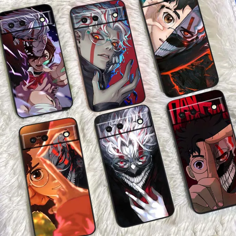 

Anime D-Dandadans O-Okaruns For Google Pixel 9a 9 8A 8 7 7A 6 6A Pro XL 2024 5G Black Soft TPU Silicone Cover Phone Case