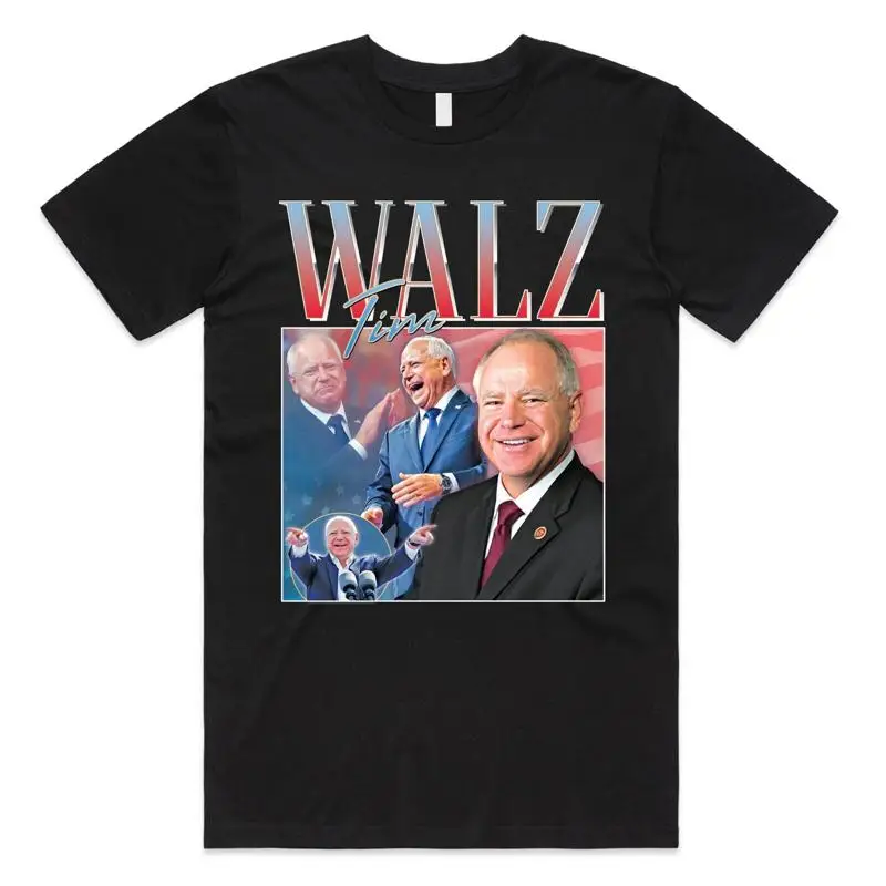 تي شيرت Tim Walz Waltz Homage تي شيرت علامة انتخابات نائب الرئيس الأمريكي VP 202
