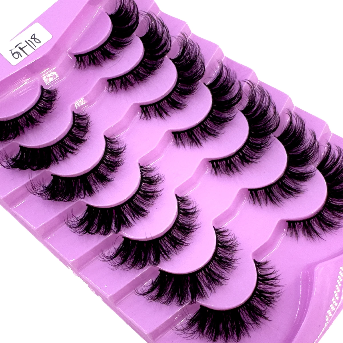 NOUVEAU 7 paires de cils manga cils 3D cils de vison aspect naturel cils de vison vaporeux moelleux oeil de chat cils Pack faux cils