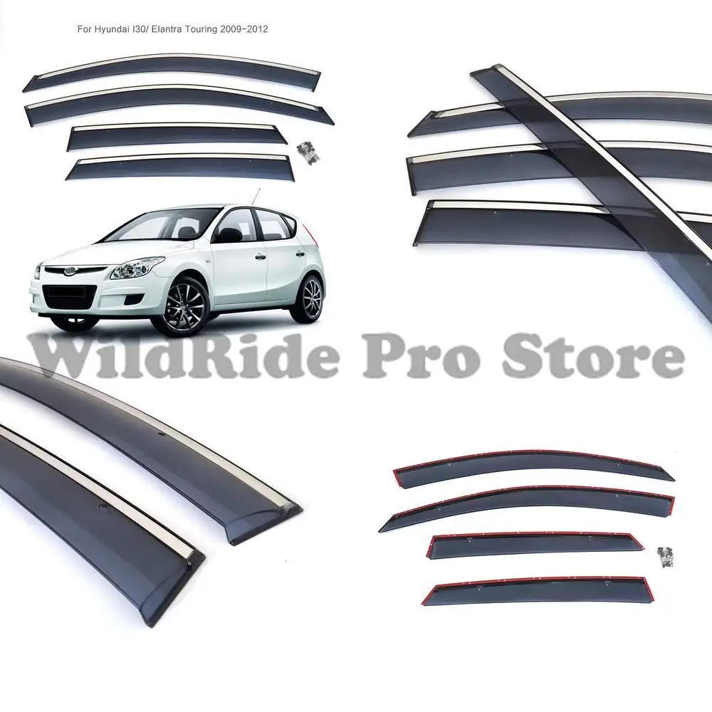 

1 set Molded Thickened Rain Deflector for Hyundai i30 Elantra Touring Window Rain Guard