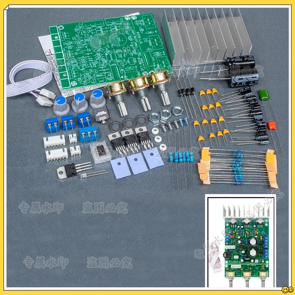 

Электронный комплект «сделай сам», аудиофильский сабвуфер 2,1, плата усилителя мощности, 3-канальный TDA2030A, 30 Вт, 15 Вт + 15 Вт, комплект для пайки «сделай сам»