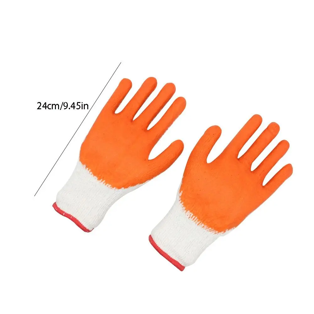 12 زوجًا من قفازات التأمين على العمل المقاومة للاهتراء، غير قابلة للانزلاق، قبضة ممتازة، قفازات عمل مرنة قابلة للتنفس #6