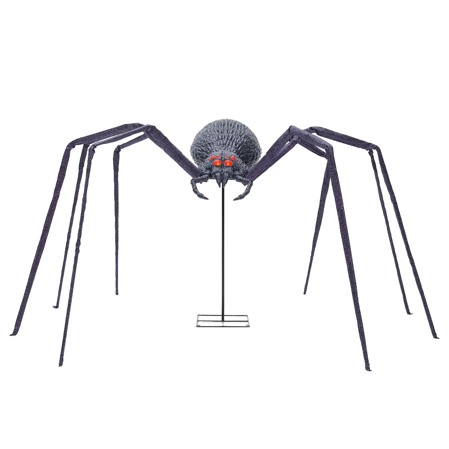 Halloween Courtyard Giant Big Spider Electric Induction Glow Haunted House Decoration Scene Prop Ornaments