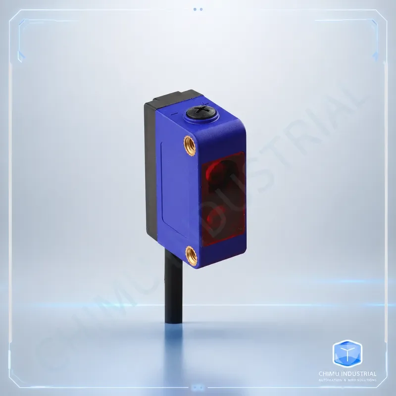 【CHIMU INDUSTRIAL】 SZ-BXY202N Background Suppression Photoelectric Switch Diffuse Reflection Sensor Black White Isometric