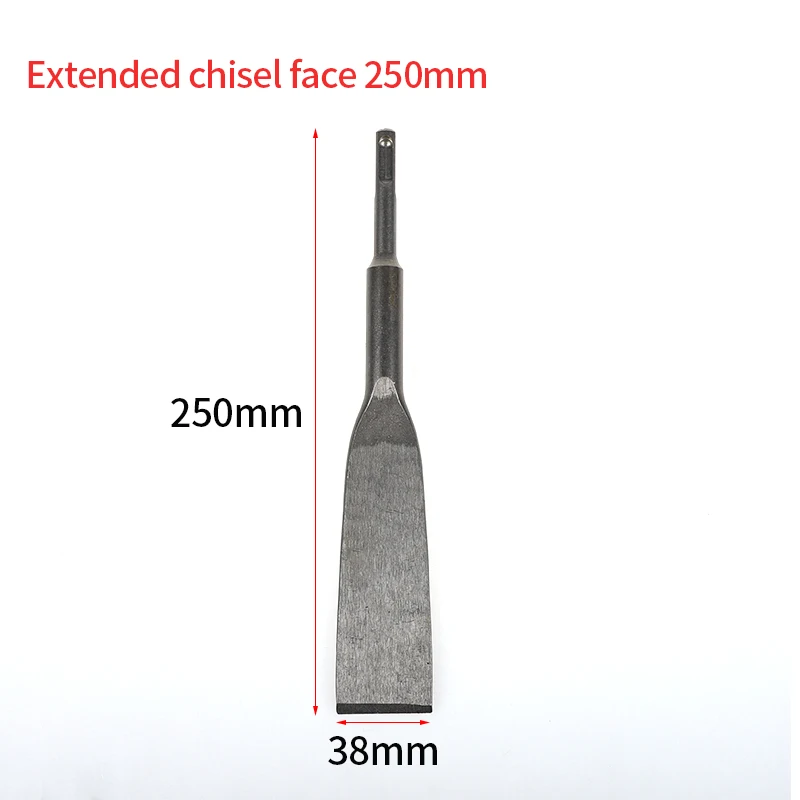 1PC SDS PLUS Shank Point Flat Wide Flat  Electric Hammer Chisel Bit for  Wall Concrete Impact Drill Elbow Widening Drill bit