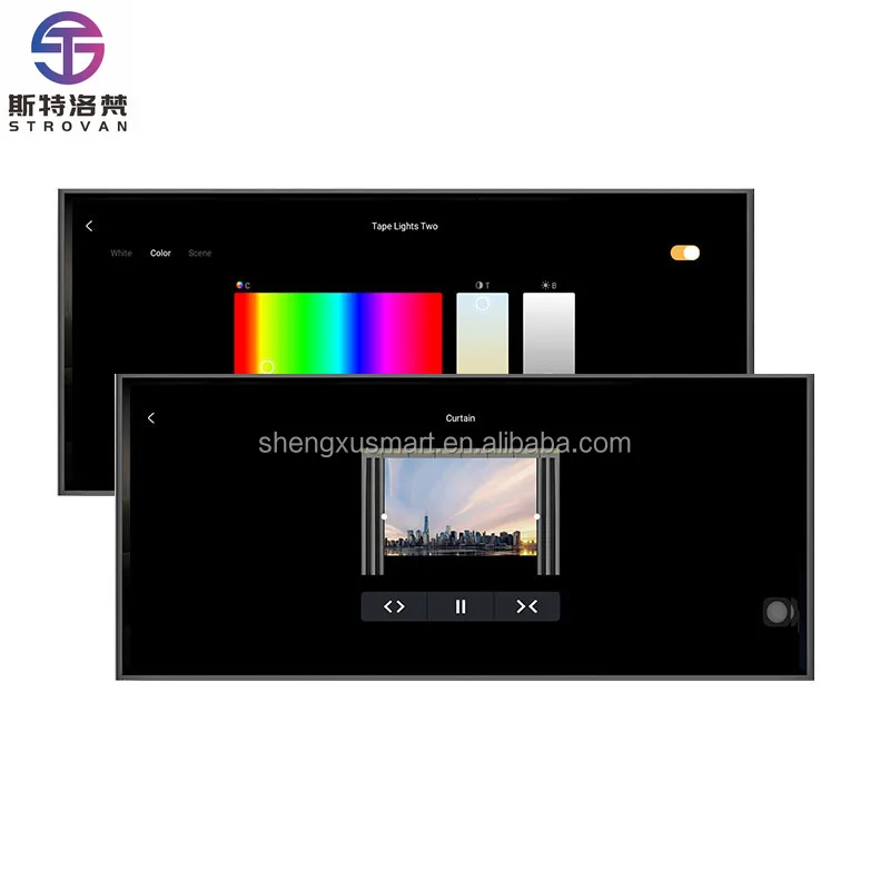 12 Inch Multi-Functional Touch Screen  Smart Home Control Panel Zigbee Central Controller for Scenes Wall Music Amplifier