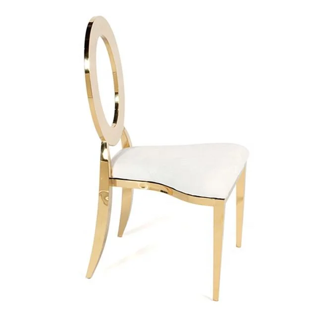 

# Hot Wholesale Gold Stainless Steel Louis Chair For Hotel Banquets And Wedding Dining With A Luxurious Design