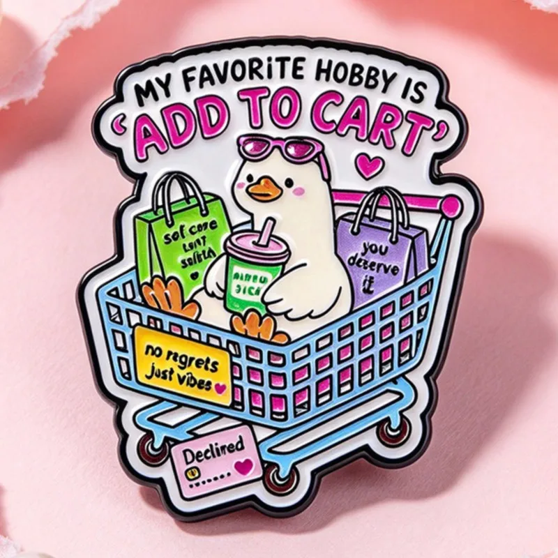 Cute Kawaii Funny Ghost Duck Doctor Dog Frog Cartoon Pins Badges for Backpack Hats Clothes Bags Decor Accessories Gifts Friends view 6