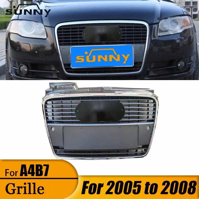 

For 05-08 Audi A4B7 front bumper center mesh grille