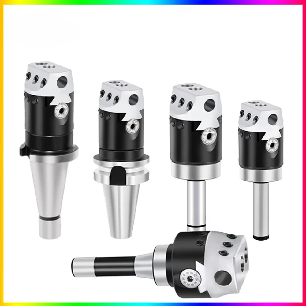 2 PCS/set F1 Boring head + NT30 NT40 BT30 BT40 MT2 MT3 MT4 C20 C25 R8 M12 Boring Tool Holder F1-50mm 2 inch Fine boring head set