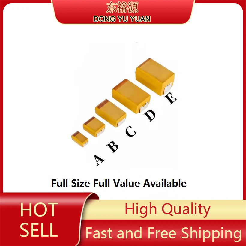 10 шт. A Тип 106 107 476 105 226 336 224 475 25 В 35 В 6,3 В 0,22 мкФ 1 мкФ 4,7 мкФ 10 мкФ 22 мкФ 33 мкФ 47 мкФ 100 мкФ танталовый конденсатор 10 В 16 В