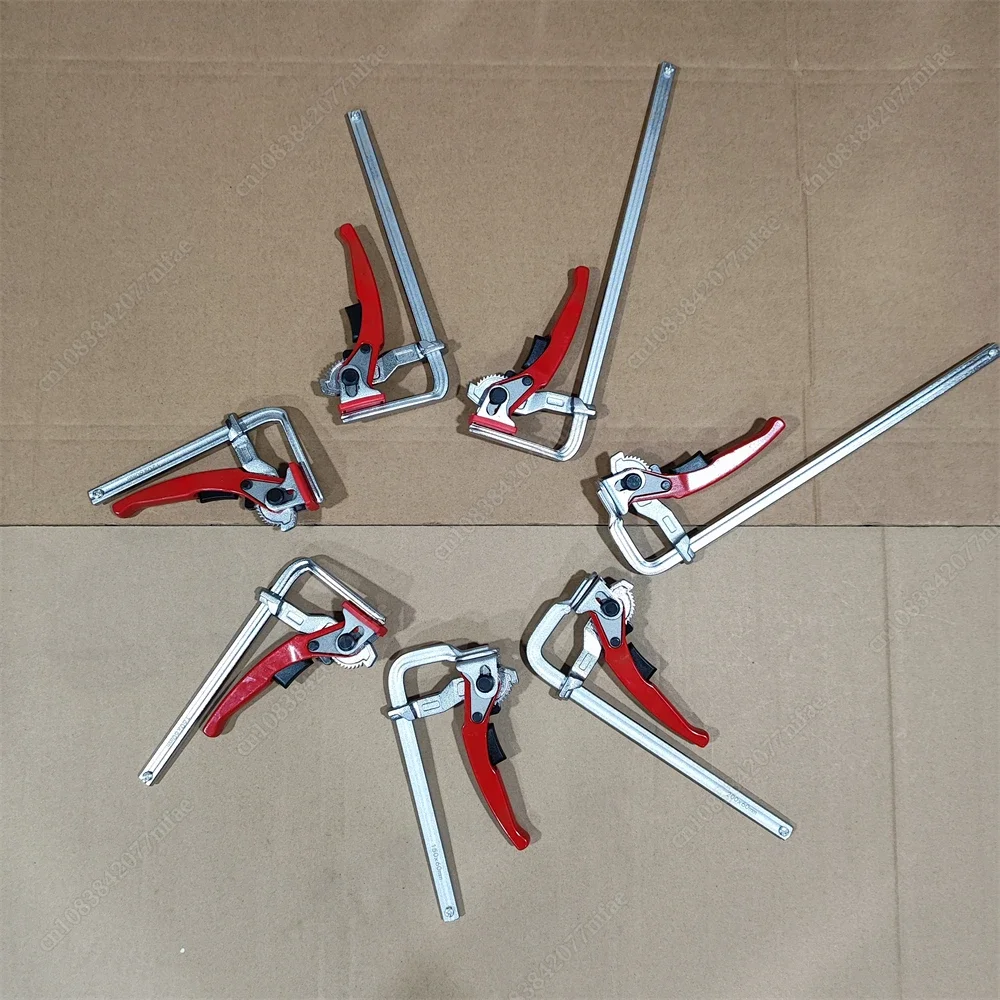 Woodworking Quick Guide Rail Clamp 7 Different Sizes F Clamp MFT Clamp for MFT and Guide Rail System Hand Tool Woodworking DIY