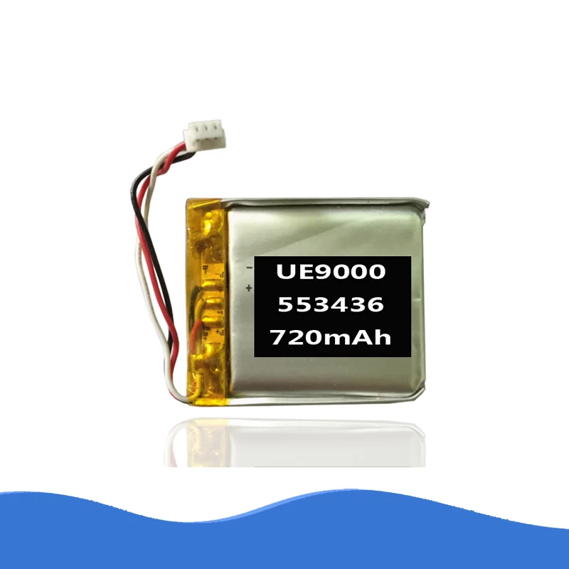720mAh 553436   Logitech UE9000 헤드셋 헤드폰용 배터리