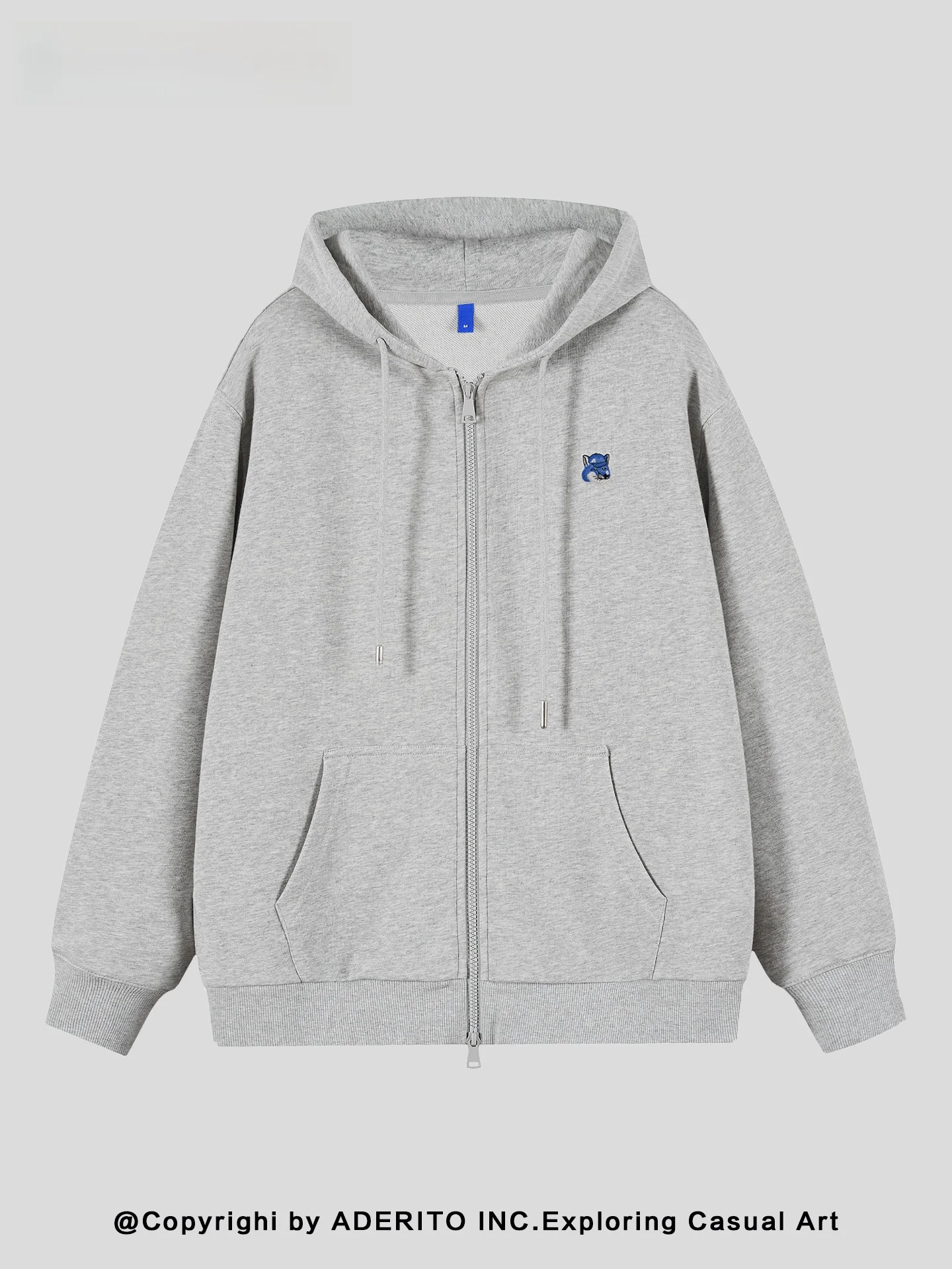 Minimalist Style Hooded Open Cardigan Sweatshirt Couple Matching Embroidered Trendy Outerwear for Men And Women