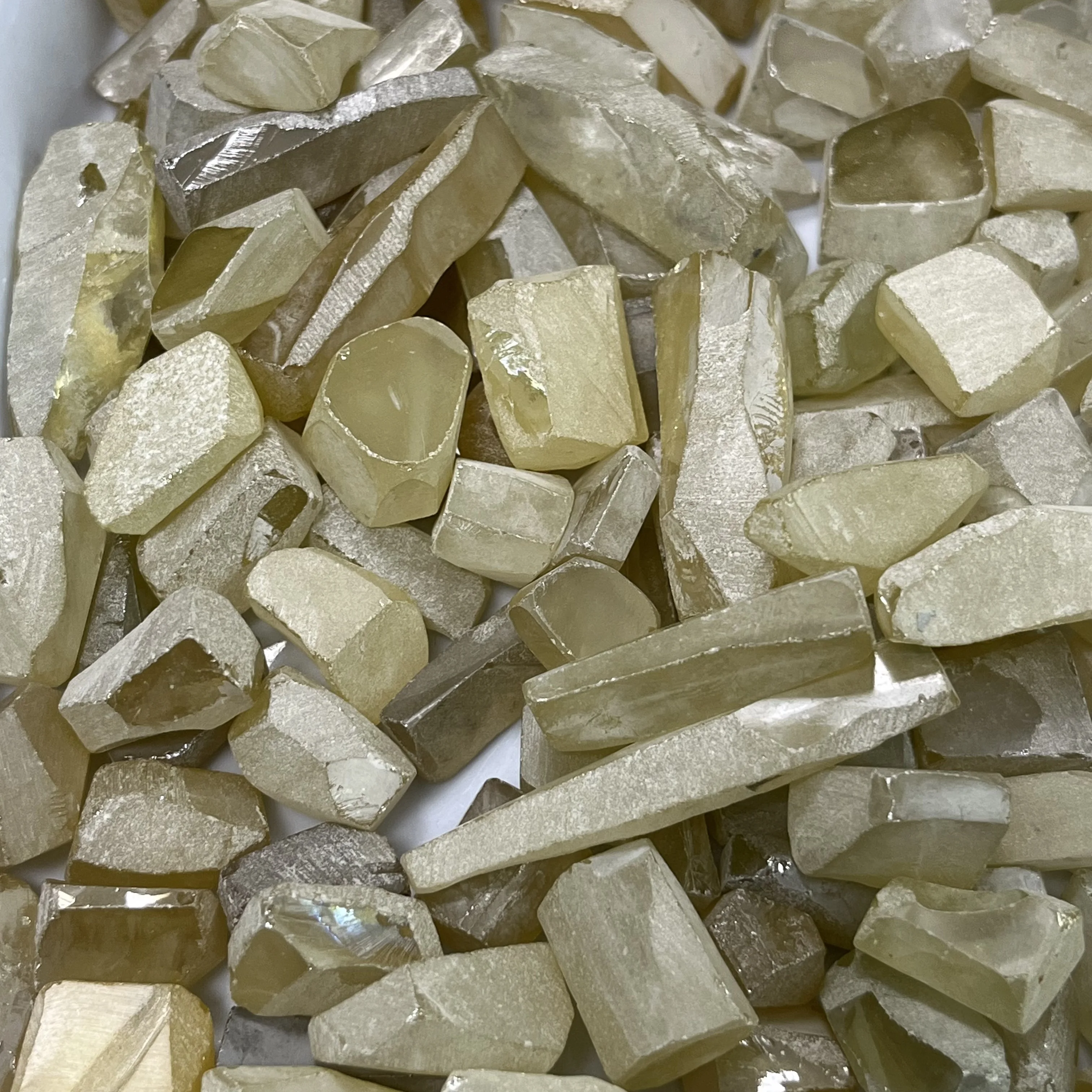 30CT Lab Grown Rutile Uncut Rough Stone for Cutting Gemstone