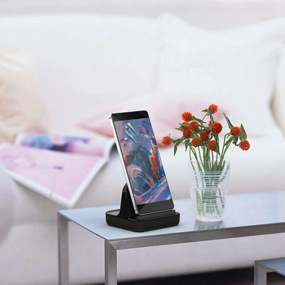 Type-C Charger Dock USB C 3.1 Cradle Charging Station for Android Phone 5V 2A for Type-C Smartphones