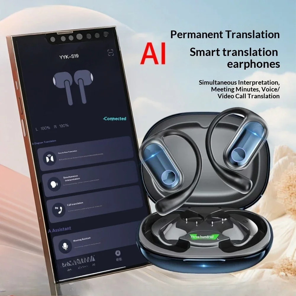 Wireless Bluetooth Earphones 2026 New Bluetooth 5.3 E-Sports Gaming ENC LED Display Ultra-Long Battery Life Comfortable in-Ear H
