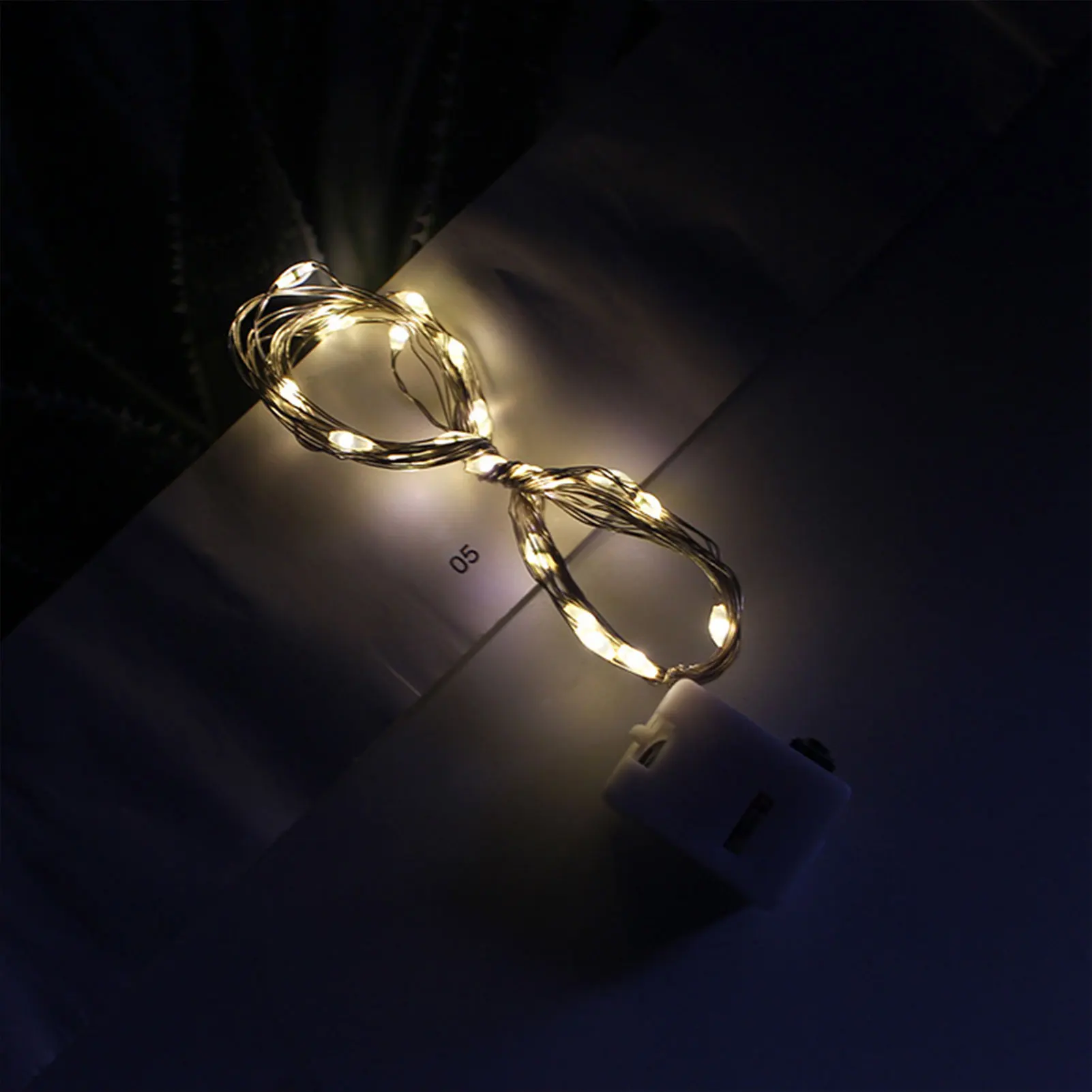 Street LED Copper String Lights LED right Hanging String Lights for Christmas Halloween Party