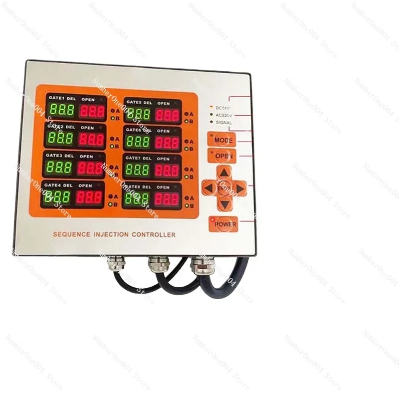 For Hot Runner Timing Controller 8 Groups Air Valve Oil Valve Time Controller Delay Mold Injection Molding Machine Needle Valve