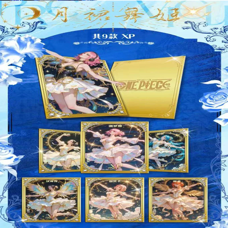 One Piece Collection Cards Booster Box Case All Metal Original Wholesale Playing Cards Board Games Party