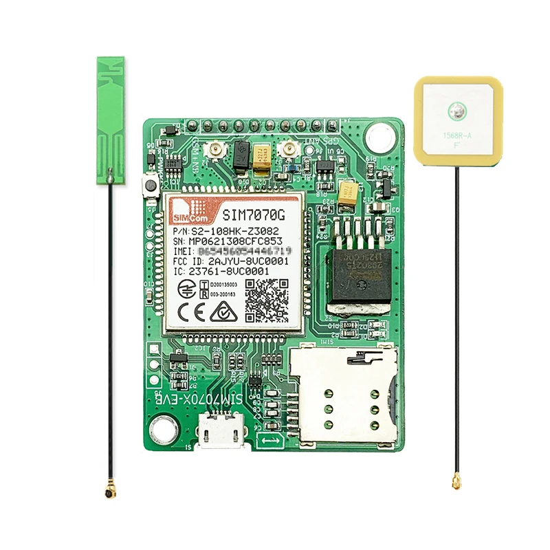 Carte d'installation SIMCOM SIM7070G CAT-M module NB-IoT GStore S compatible avec SIM7000/SIM800F/SIM900 CAT-M CAT-NB 101/ bande GStore S