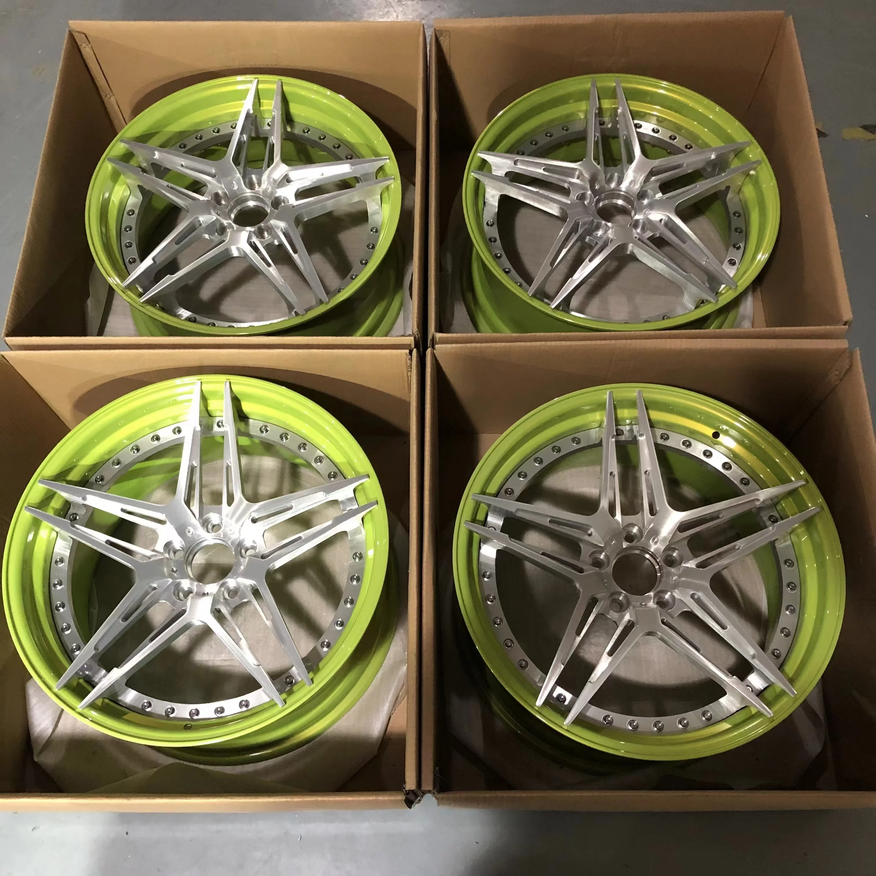 2 قطعة متعددة المتحدث 18 19 20 21 22 بوصة 5x114.3 5x120 5x110 الرياضة مزورة عجلات الحافات ل. . ألفا روميو. #4