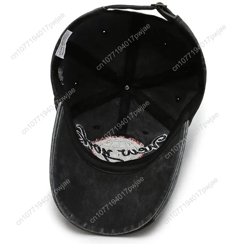 New Distressed Cotton Washed Baseball Cap Korean Outdoor Sunscreen Hat Casual And Versatile Street Spring And Autumn Sunhat