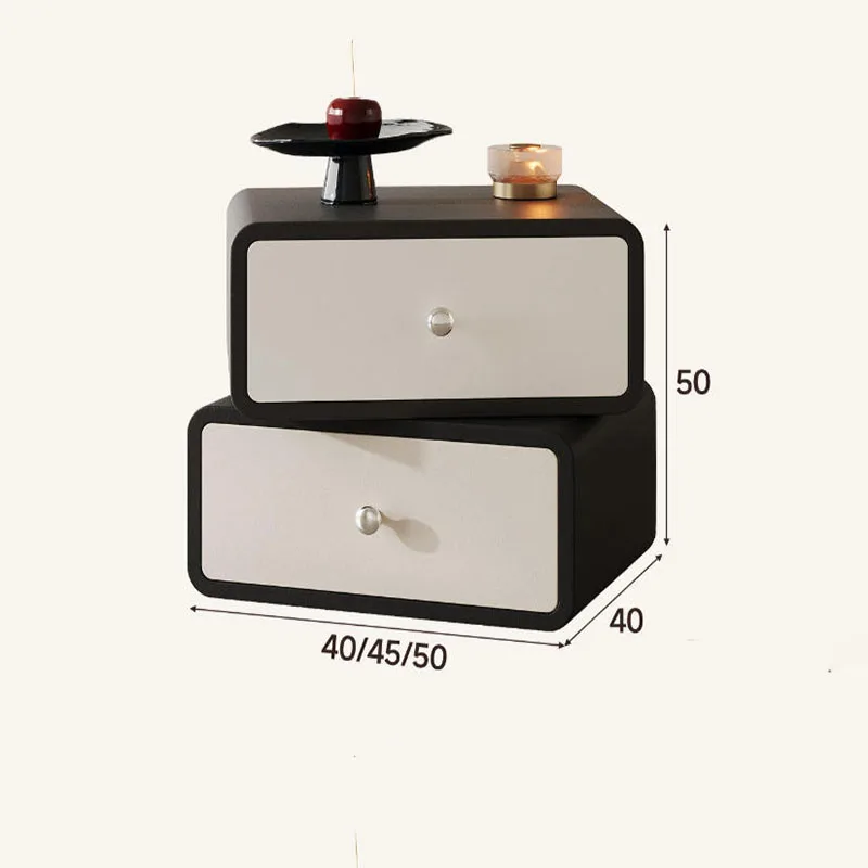 Nordic Modern Nightstand Luxury Storage Vintage Aesthetic Trendy Display Nightstand Comodini Bedroom Furniture
