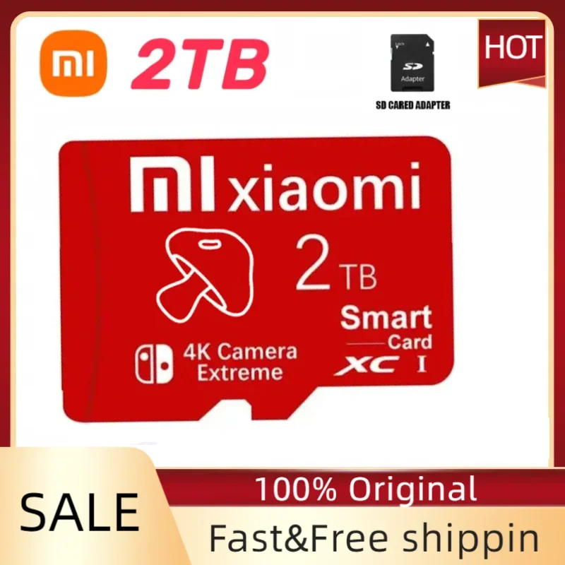 Original Xiaomi 2TB 1TB Memory Card 128GB Micro TF SD Card 512GB High Speed TF Card cartao de memoria For Nintendo switch 3ds