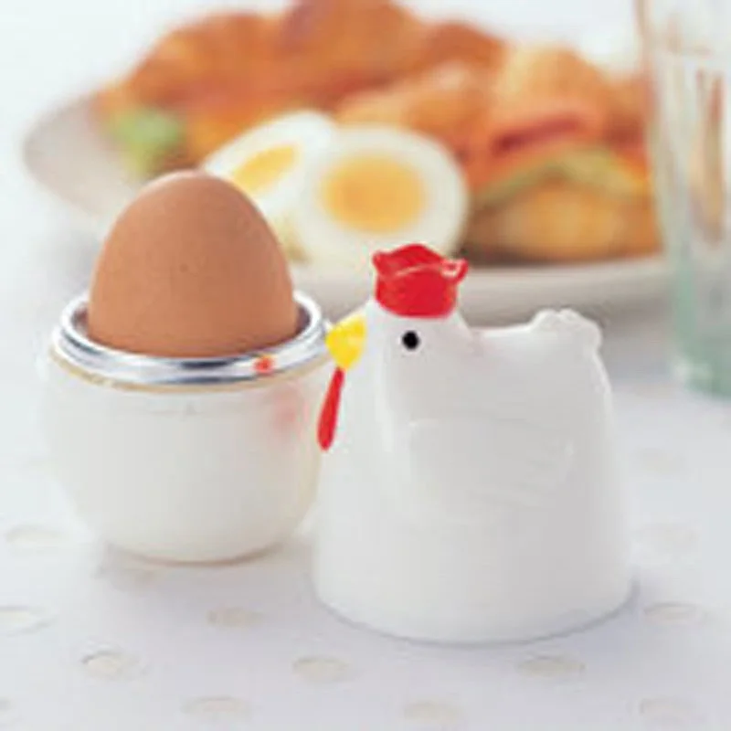 Microwave Egg Cooker Kitchen Cooking Appliance Egg Cooker Soft Medium And Hard Boil Egg Maker Chicken Shape Egg Boiler