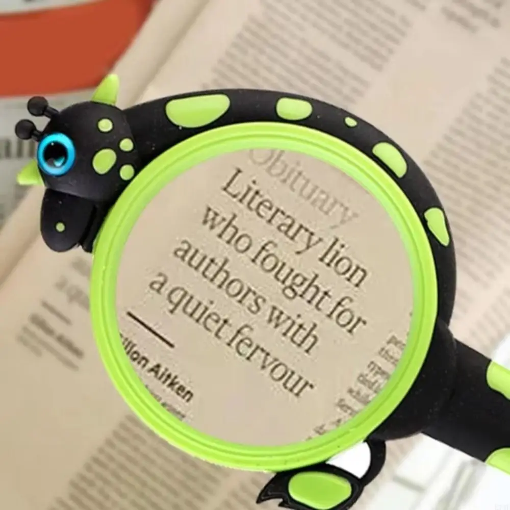 

Experimental 10X Glass Giraffe Magnifier High Definition Cartoon Loupe Magnifier Durable Comfortable Grip Magnifying Glass Stamp